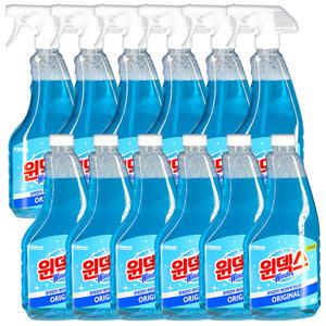 윈덱스 유리세정제 스프레이 (본품+교체용) 6세트