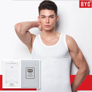 BYC 50수 고급원단 남자 케이스 민소매 백색 런닝