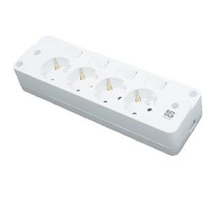 노출 4구 콘센트(개별스위치형)/개별 노출4구 콘센트/ISC-14846 1개