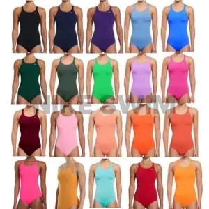 [나이키스윔] [여성 수영복] [앤서 솔리드 패스트백 자수 앤 로우컷] [NESSA040]