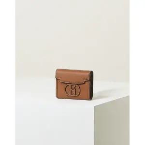 갤러리아 헤지스핸드백 HIWA4E529W2 [H20패치] 브라운 H패치 소가죽 반지갑