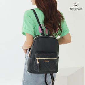 프롬헤븐 여성 퀼팅백팩 데일리 미니백팩 크로이