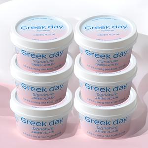 그릭데이 시그니처 꾸덕 쫀득한 떠먹는 그릭 요거트 100g, 6개