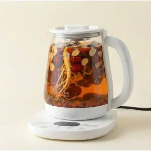 가정용 유리 약탕기 대용량 커피 전기포트 주전자 중탕기 탕약기 홍삼제조기
