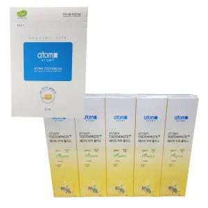 애터미 치약 플러스 200g 5개 + 칫솔 8개