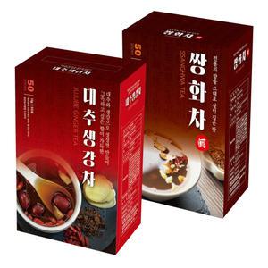 지노 쌍화차 50T + 대추생강차 50T