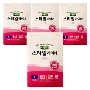 DEPEND 디펜드 스타일 라이너 무향 28개 x 4개