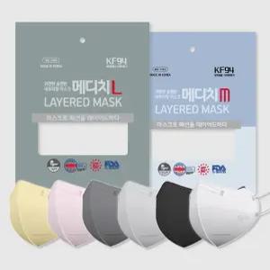 메디치(4중) KF94 새부리형 마스크 100매(25매입X4팩)