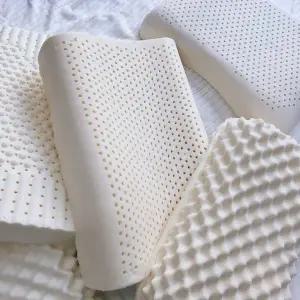 [조은슬립]태국 천연 라텍스베개 굴곡 땅콩 기능성 지압 경추베개 (대형)