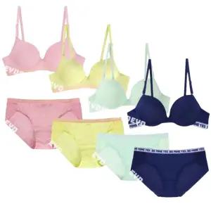 [롯데백화점]예스 [4종택1]캔디팝 아웃밴드 몰드 브라 여성 햄 팬티세트YSWBPZ274