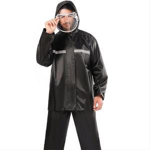 반사띠 넓은 투명창모자 남자 투피스 비옷 여름장마 튼튼한 우비