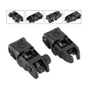 메탈가늠자셋 맥플타입 프론트 리어 사이트 MP각인 가늠자&가늠쇠 에어소프트건 전동건 GBB 가스건 서바이벌용품