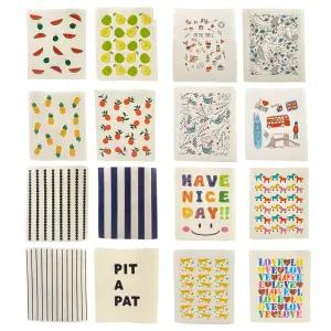 스웨덴행주 빨아쓰는 셀룰로오스 스칸행주 4종세트