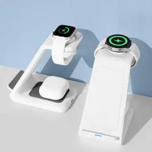 알리오 ALIO 2세대 거치형 멀티블2 3in1 고속무선충전기 워치 공용 충전