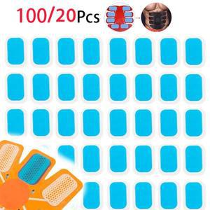 하이드로 겔 교체 패드 EMS 복부 근육 자극기 젤 ABS 마사지 피트니스 액세서리 100 개 20