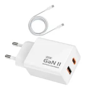 갤럭시탭S10 FE 45W 2포트 고속충전기 C타입 케이블 제공