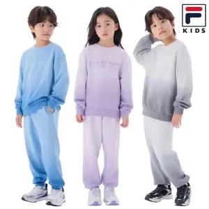 [휠라키즈](대전신세계)54% 할인 가먼트 다잉 맨투맨 조거팬츠 (FK2POG3203X/FK2FPG3201X)