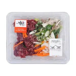 (KG)한우전골식소불고기970g