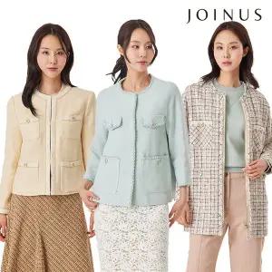 [꼼빠니아][조이너스]여성 트위드 세미정장 루즈핏 자켓 8종택1