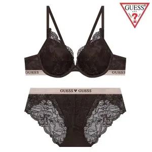 [롯데백화점]게스 로즈골드밴딩 레이스 브라팬티세트 GDWBRPT742BR