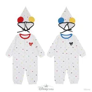 [디즈니베이비](신세계 사우스시티)[25년 봄신상] 미키컬러우주복(모자) 2종 택 1(BLUE,RED) (79S117504)