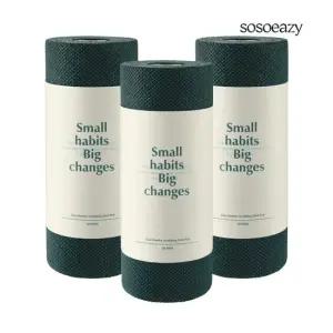 소소이지 이지 일회용수세미 주방수세미 60매 X 3개