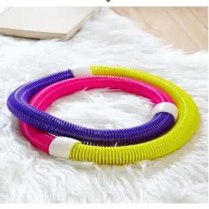 훌라후프 스프링 다이어트 지압 마사지 실내 운동 뱃살