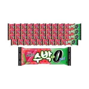 [슈팅냉동] 씨없는 수박바 0칼로리 75ml, 40개