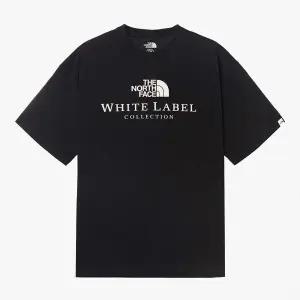 [노스페이스] [노스페이스 공식] NT7UR26K 화이트라벨 시그니처 반팔 라운드티_BLACK