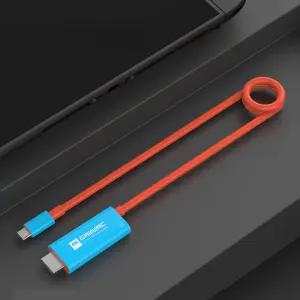 겜맥 닌텐도 스위치2 HDMI TO C 케이블 컨버터 미니독 독 없이 연결 선 스위치1 호환 독 연장 케이블 스팀덱 도킹 스테이션 로갈리 리전고 umpc