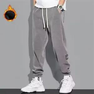 남성 4컬러 패치 겨울 기모 안감 코듀로이 조거팬츠 남여공용