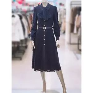 미니멈 세이브존03 미니멈 카라넥 플라워 플레어 원피스 AWMWDAWO9220A