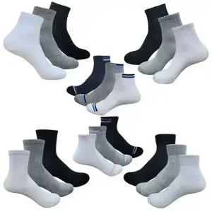 국산GS(10켤레) 남성 여성 학생 단목양말 심플 /베이직 /무지/밴드골/ 투라인 기본 무지 깔끔한 고품질 심플한 중목/장목양말