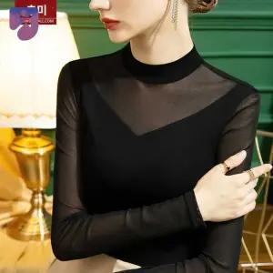 상의 여성 모던 댄스옷 라틴댄스 라인댄스복 연습복 방송