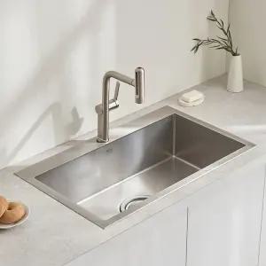 한샘 MSYS 엠시스 정품 RESILENT 85 주방 싱크대 리폼 사각 싱크볼 교체 전국설치