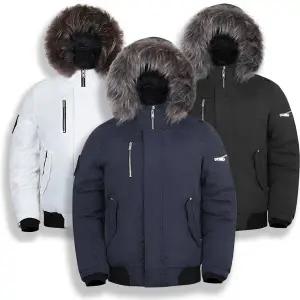 [디바옴므]후드 라쿤 FUR 캐나다 숏 패딩 점퍼 중량 경량 헤비 잠바