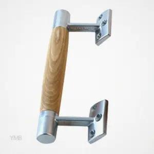 유리중문손잡이 베란다문 손잡이 오크 대형 85x220mm