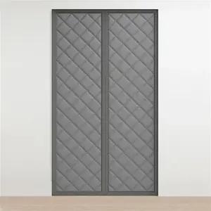 겨울 외풍차단 자석 방한커튼 90x210cm 문틈 현관 냉기차단