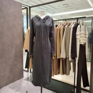 [지고트](하남점)JPBE1OP503 [후드 니트 원피스]