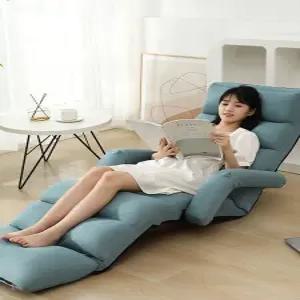 1인 리클라이너 좌식 의자 좌식리클라이너 접이식 안락 휴식 침대 안락의자