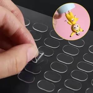 피규어 고정 스티커 투명 양면 자국 안남는 테이프 가챠 미니어처 차량 대시보드 꾸미기 재료