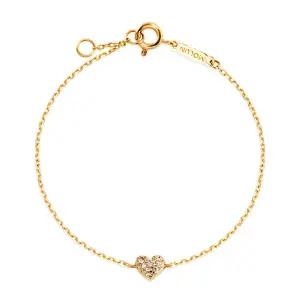 [모룬] 18K 글로우M 아무르 스텔라 하트 체인 팔찌 MOB40932