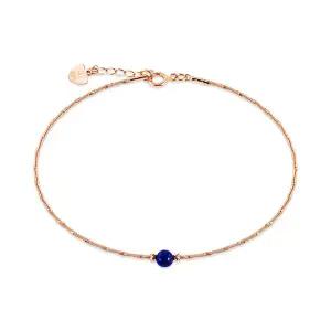 [비앤비골드] 14K 티탄 트윈볼 라피스라줄리 뱅글 팔찌 GTB41103