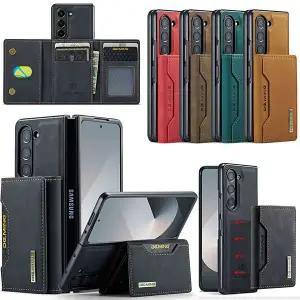 [유니커블]갤럭시 z폴드7 폴더7 맥세이프 카드 수납 포켓 지갑 빈티지 슬림 가죽 케이스