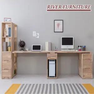 리버퍼니쳐 마쵸 아카시아원목 2인용 풀세트 2000책상