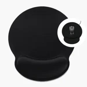 마우스패드 책상 블랙 손목보호 쿠션 부드러운 (WFJ0XG4)