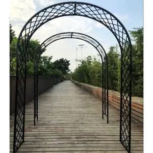 장미 아치 울타리 가든 지주대 펜스