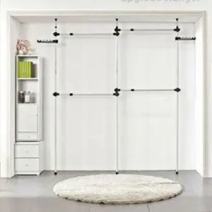 [하프클럽/]작업실행거 4단 옷걸이 자유로운 설치옷장