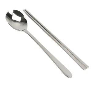 올 스텐 민자 열탕 소독 가능 어린이 초등 아동 학교 급식 숟가락 수저 젓가락 세트 식당 초등학생용 어린