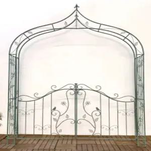 대문 아치 철제 터널 화단 유럽식 울타리 카페 도어